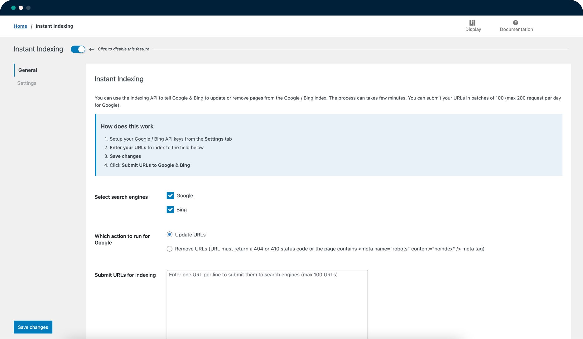 Google Indexing API y IndexNow API